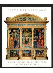 2006 Andrea Mantegna Foglietto Non Linguellato ** Benedetto XVI 